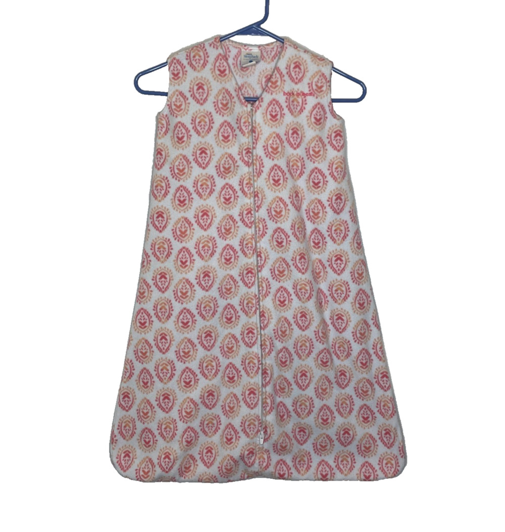 Baby Girls' Large 12-18 Months Halo Sleep Sack Leaf Print Fleece Zip